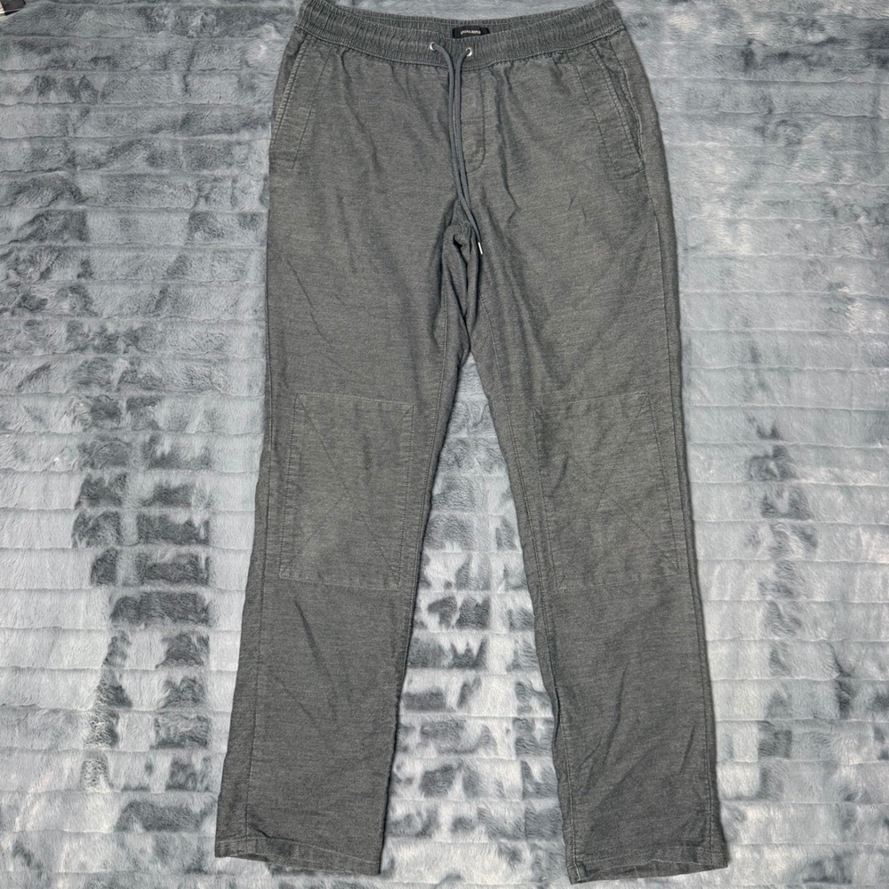 Banana Republic Mens Gray Drawstring Elastic Waist Utility Jogger Pants 32x32
